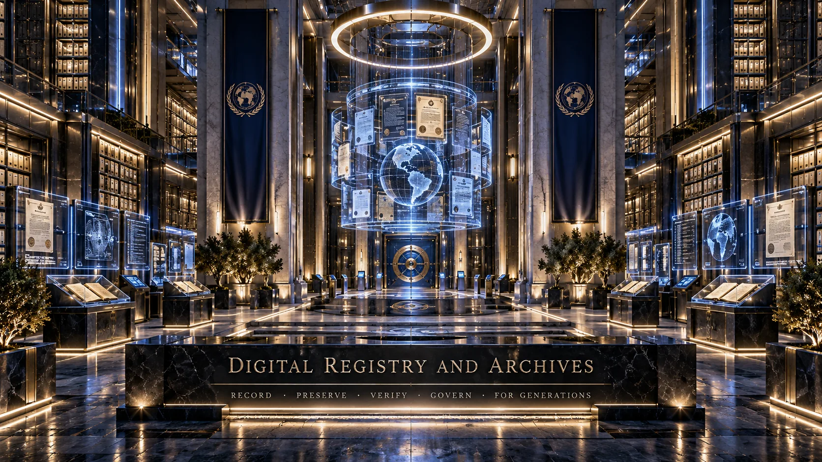 Illustrated private network archive