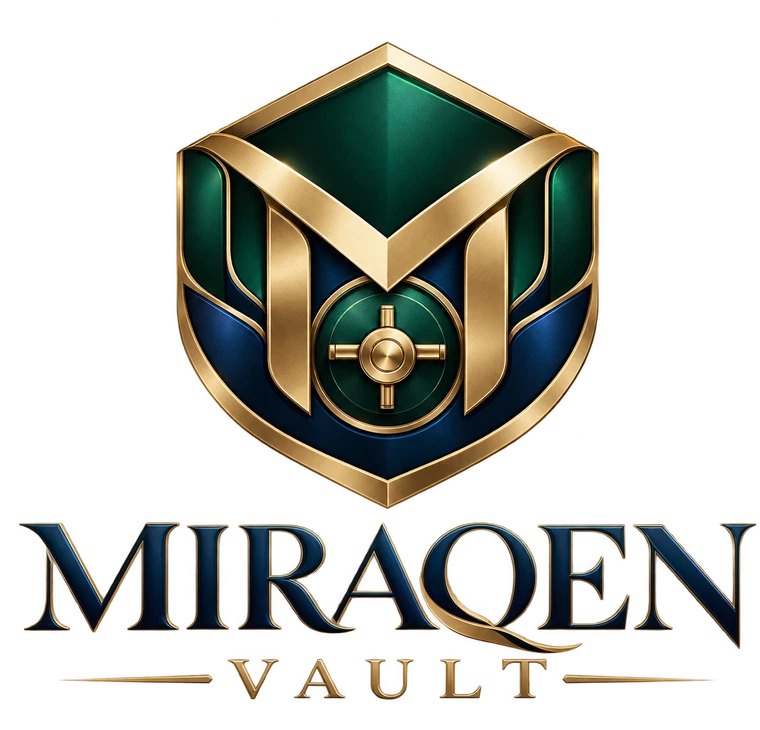 Miraqen Vault logo